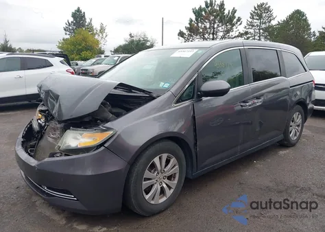 2016 Honda Odyssey Se from USA, damaged, VIN 5FNRL5H34GB023996